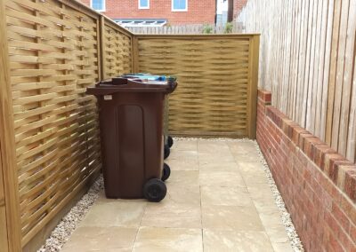 Traditional Jacksons Fencing Bin Screen